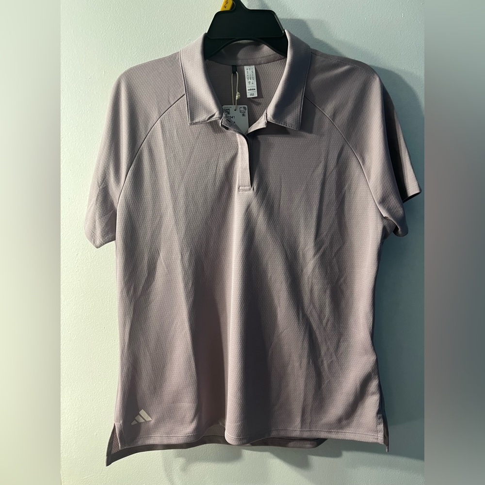 🏌🏻‍♀️Adidas Women's Short Sleeve Polo - Soft Lavender
